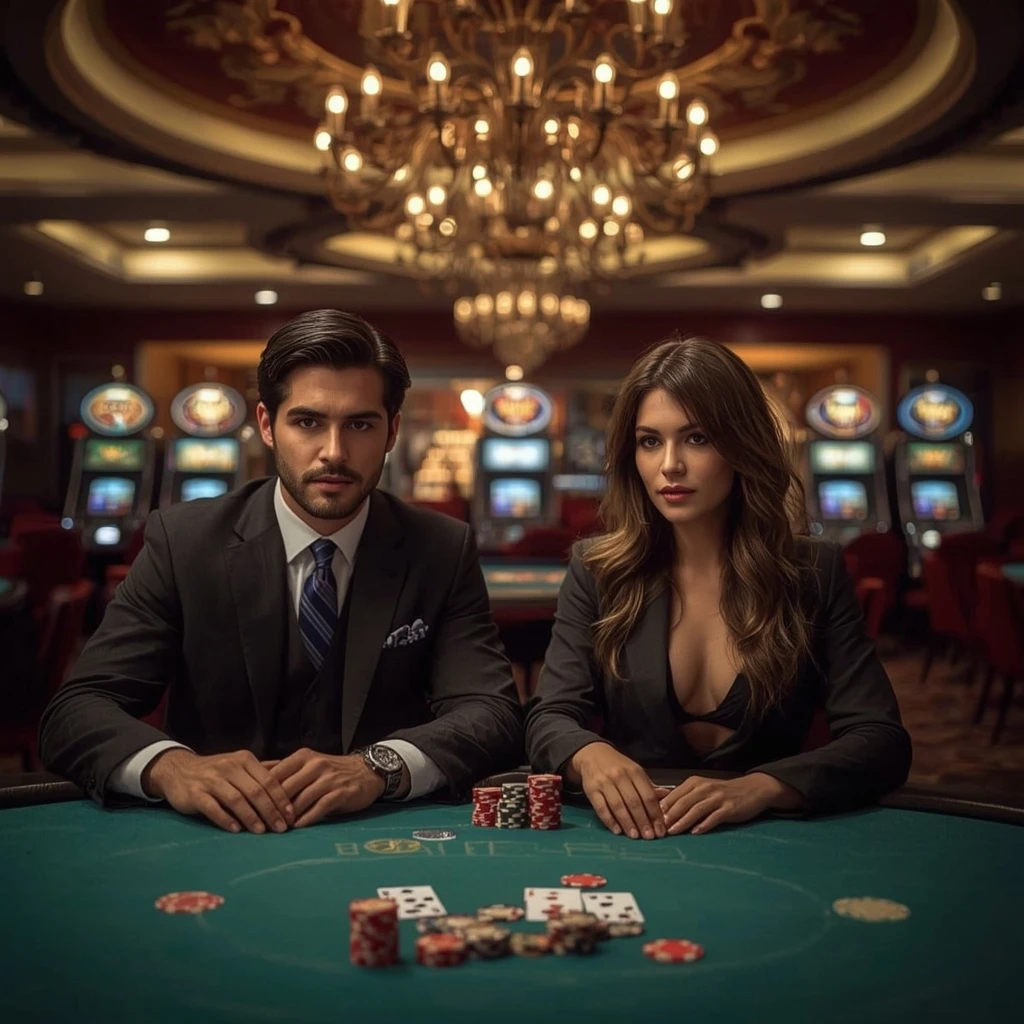 Deux joueurs de poker au Trickz Casino